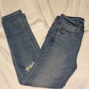 Empyre Light Blue Women's Cropped Boyfriend Jeans